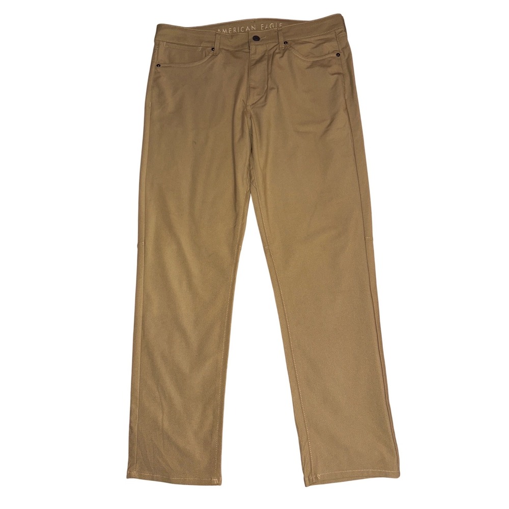 American Eagle Mens Tan Slim Pants, 33x30